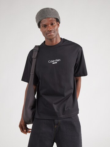 T-Shirt Calvin Klein Jeans en noir : devant