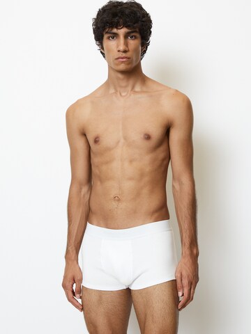 Marc O'Polo Boxer shorts ' Iconic Rib ' in White: front