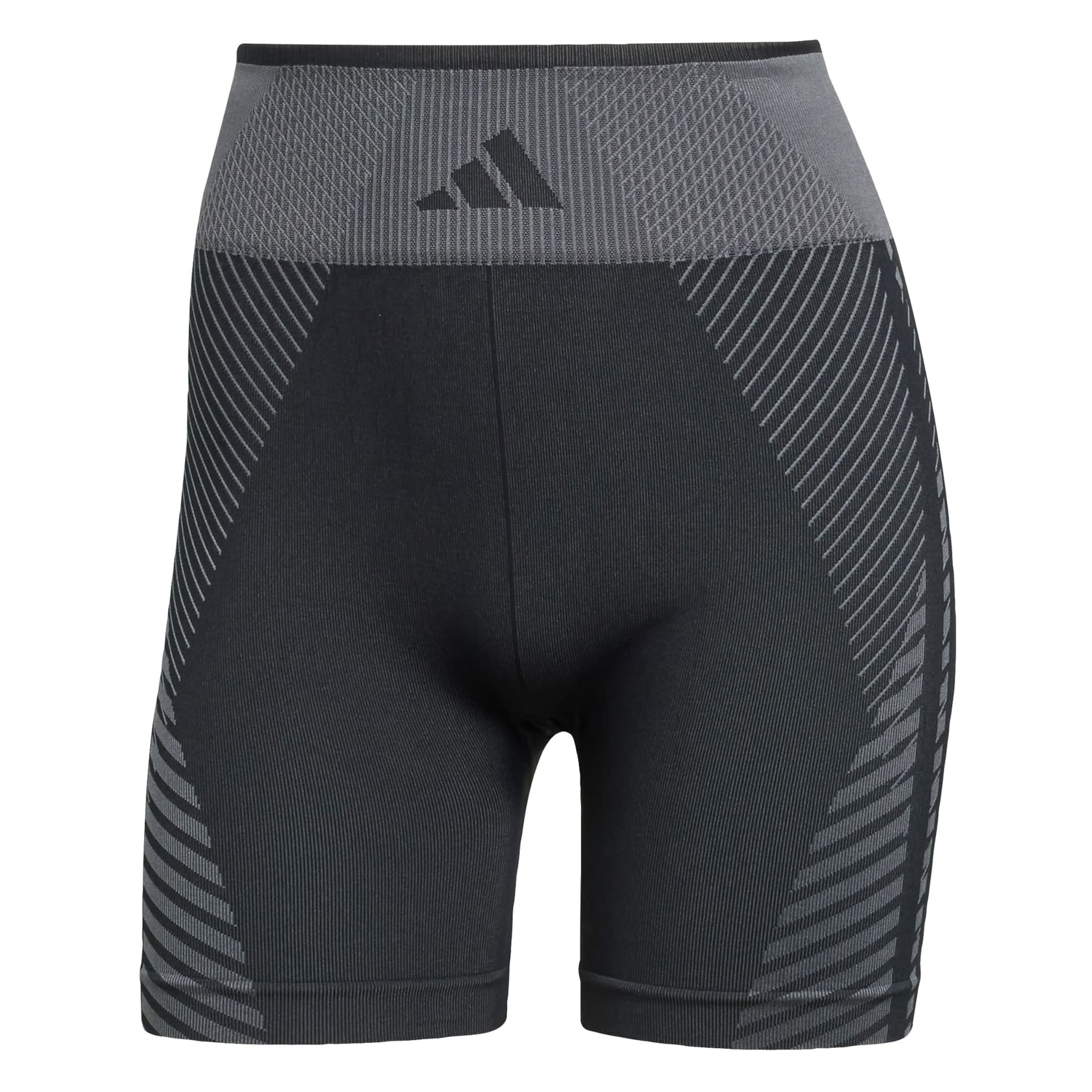 Skinny Pantaloni sport 'Knitted Training 5"' de la ADIDAS PERFORMANCE pe negru: față