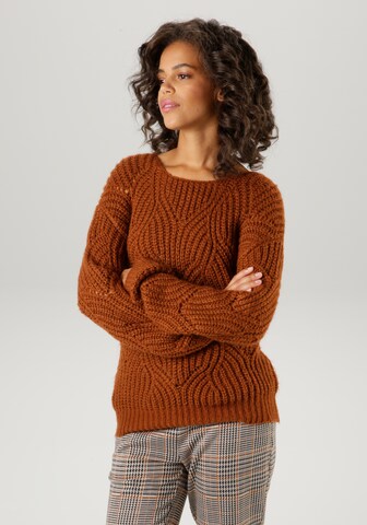 Aniston CASUAL Sweater in Brown