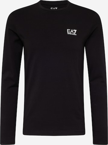 EA7 Emporio Armani - Camiseta en negro: frente