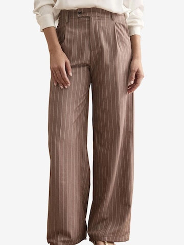 Il Lanificio Wide leg Trousers in Brown