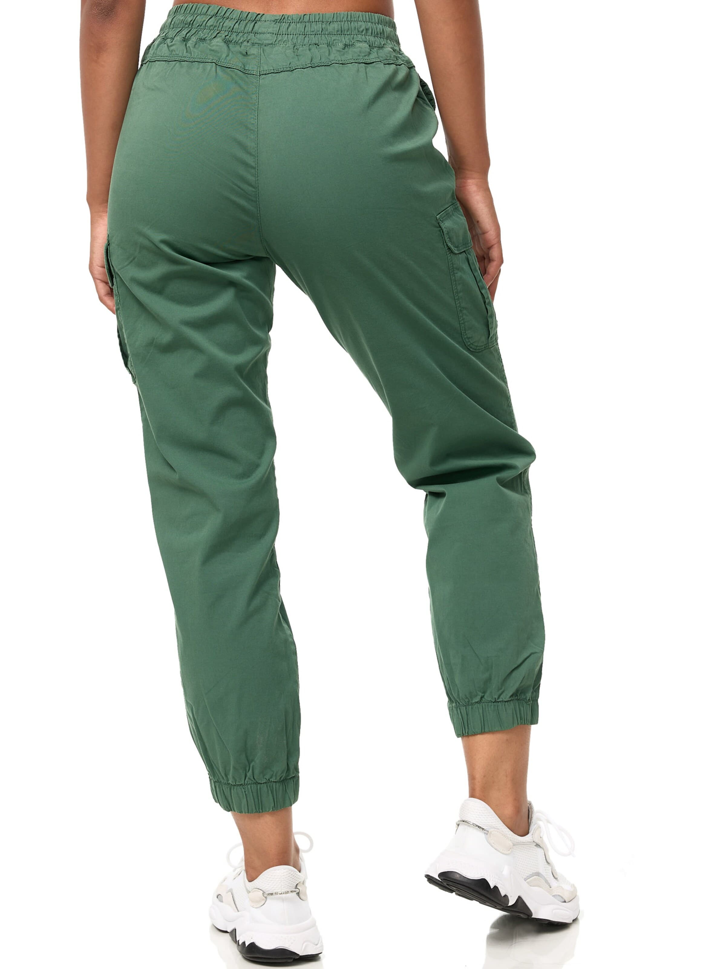 Tazzio Tapered Cargohose 'F600'‌ in Grün