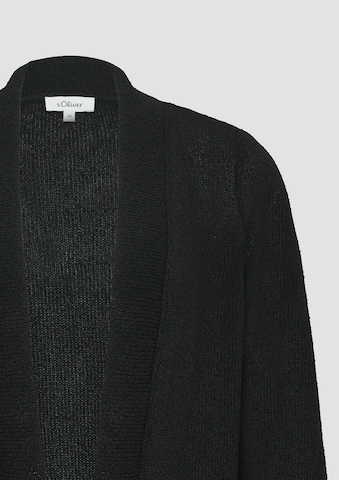 s.Oliver Strickjacke in Schwarz