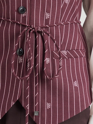 Gilet de costume 'Autana' HUGO en rouge