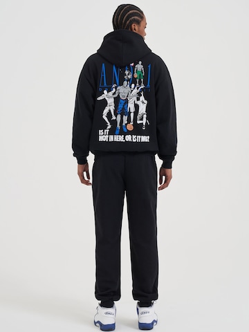 Effilé Pantalon AND1 en noir