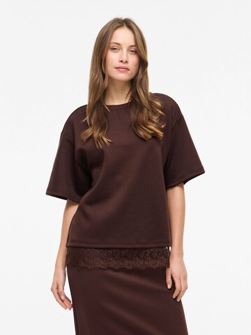 VILA Shirt 'VIEwie' in Brown: front