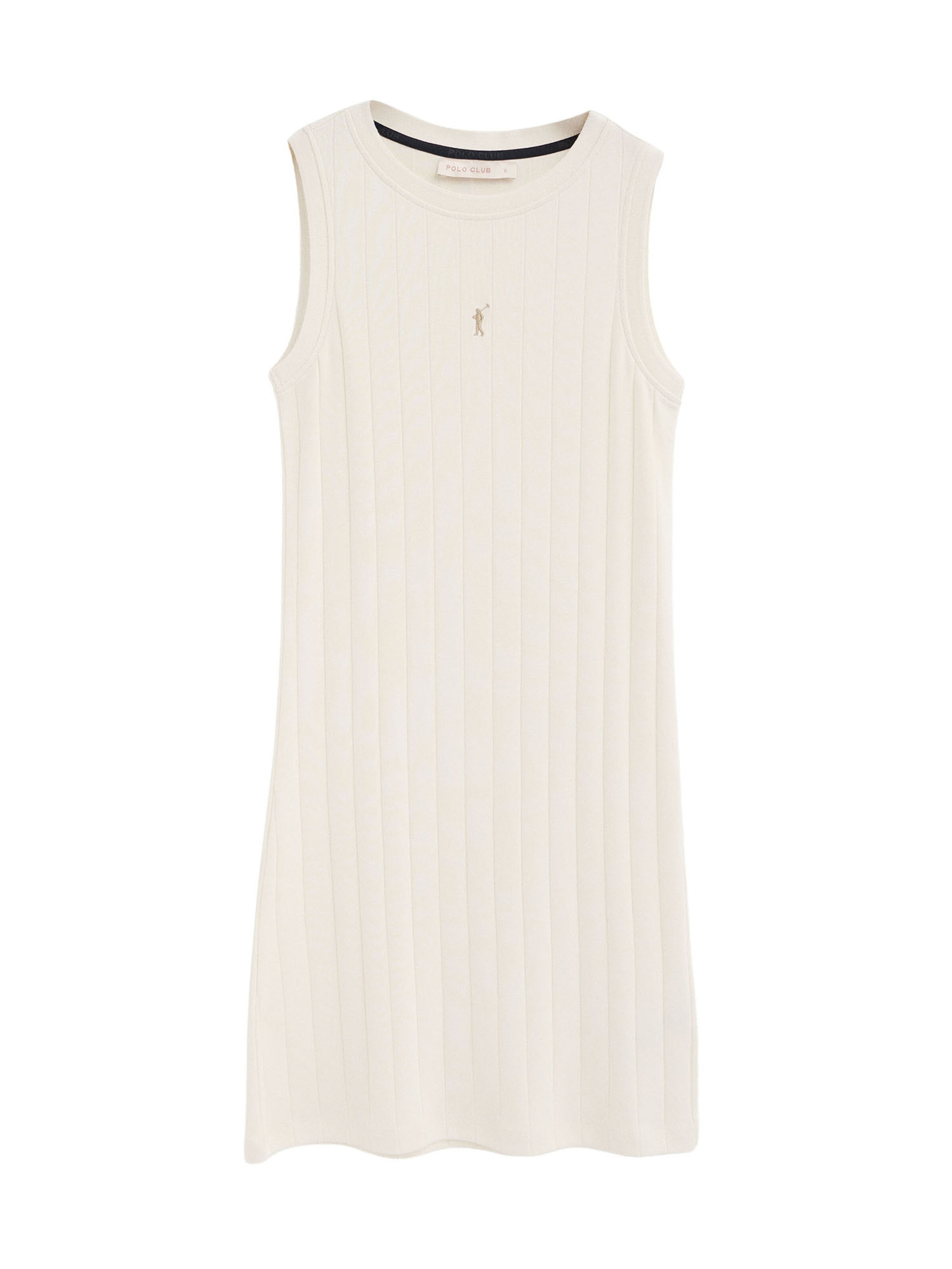 Polo Club Kleid in Weiß: Vorderseite