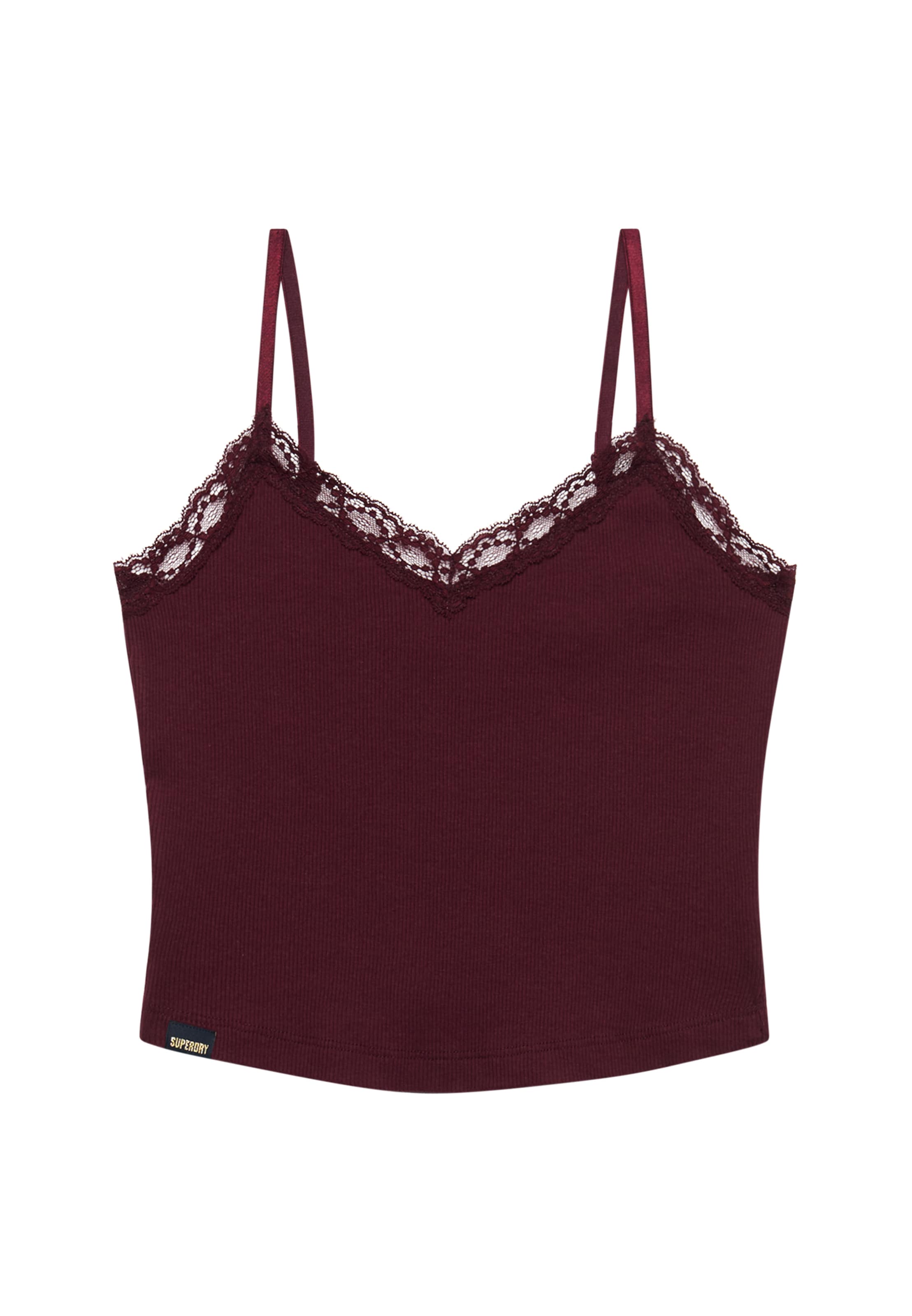 Superdry & Co Top 'Essential' in Rot: Vorderseite