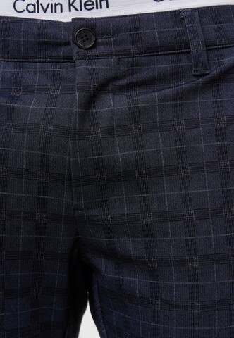 INDICODE JEANS Regular Chino Pants 'Rodekro' in Blue