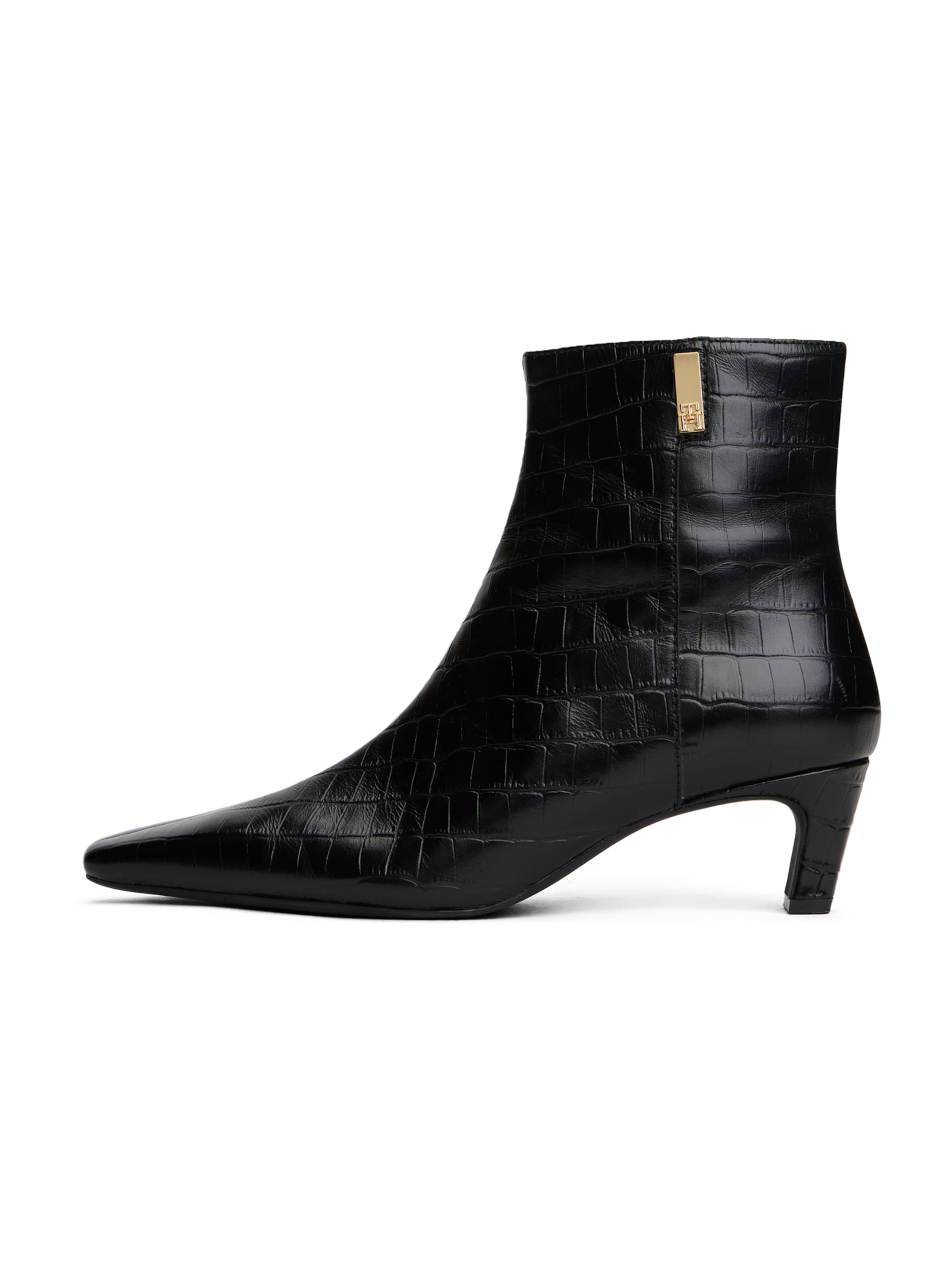 TOMMY HILFIGER Ankle boots σε μαύρο: μπροστά