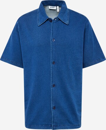 WEEKDAY Button Up Shirt in Blue: front