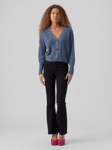 VERO MODA Strickjacke 'LEA' in Blau