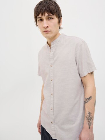 JACK & JONES Regular fit Overhemd in Beige