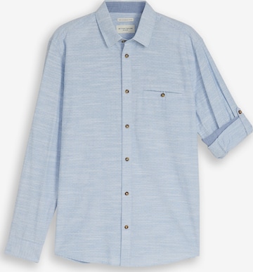 TOM TAILOR Rovný strih Košeľa - Modrá: predná strana