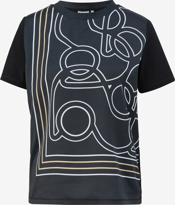 s.Oliver BLACK LABEL T-shirt i blå: framsida