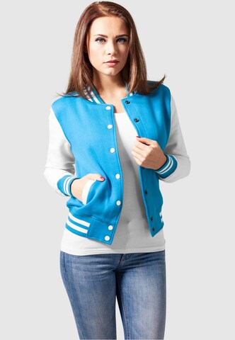 Urban Classics Between-Season Jacket in Blue: front