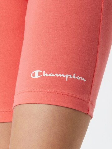 Champion Authentic Athletic Apparel Skinny Sportshorts in Pink