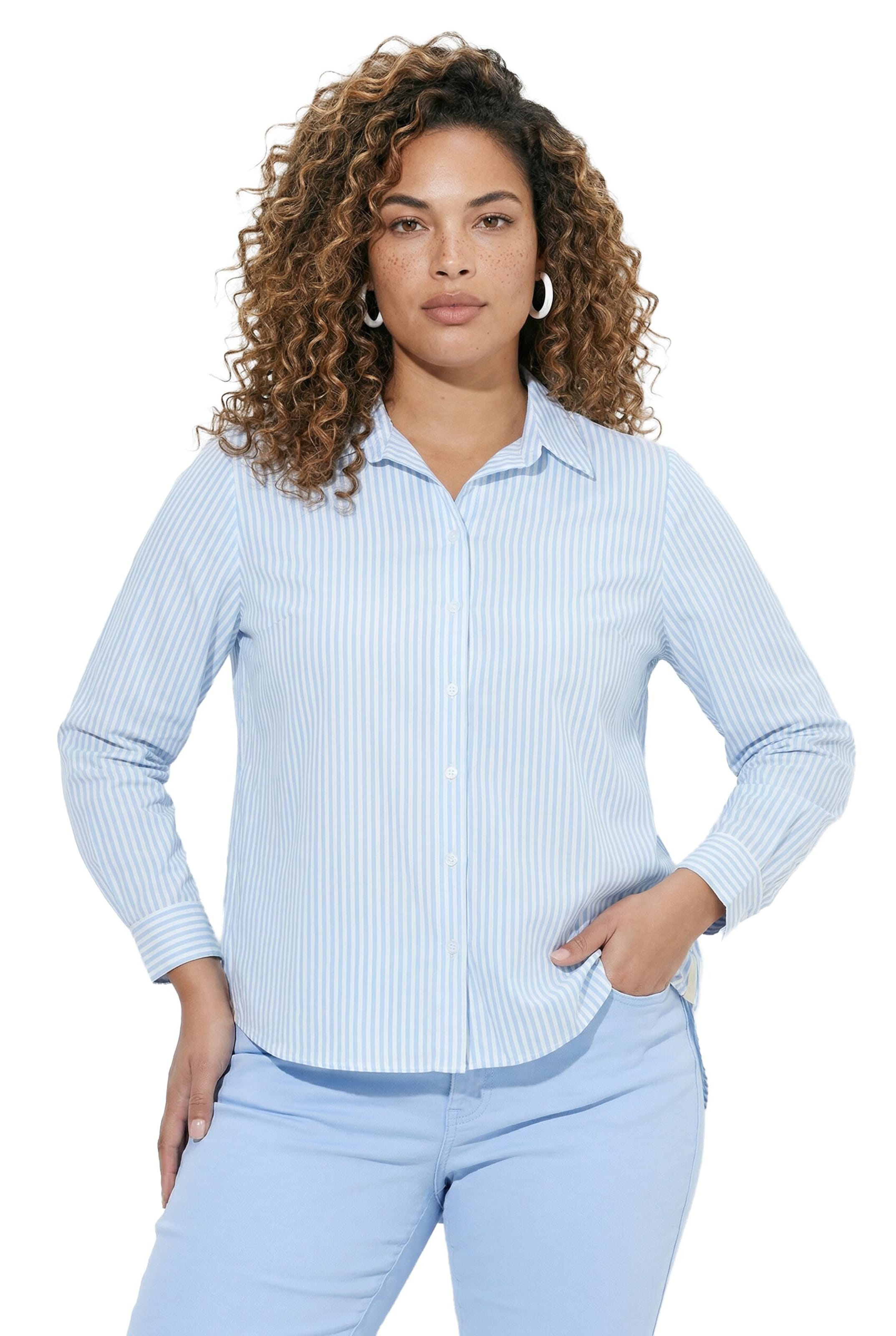 Angel of Style Bluse in Blau: Vorderseite