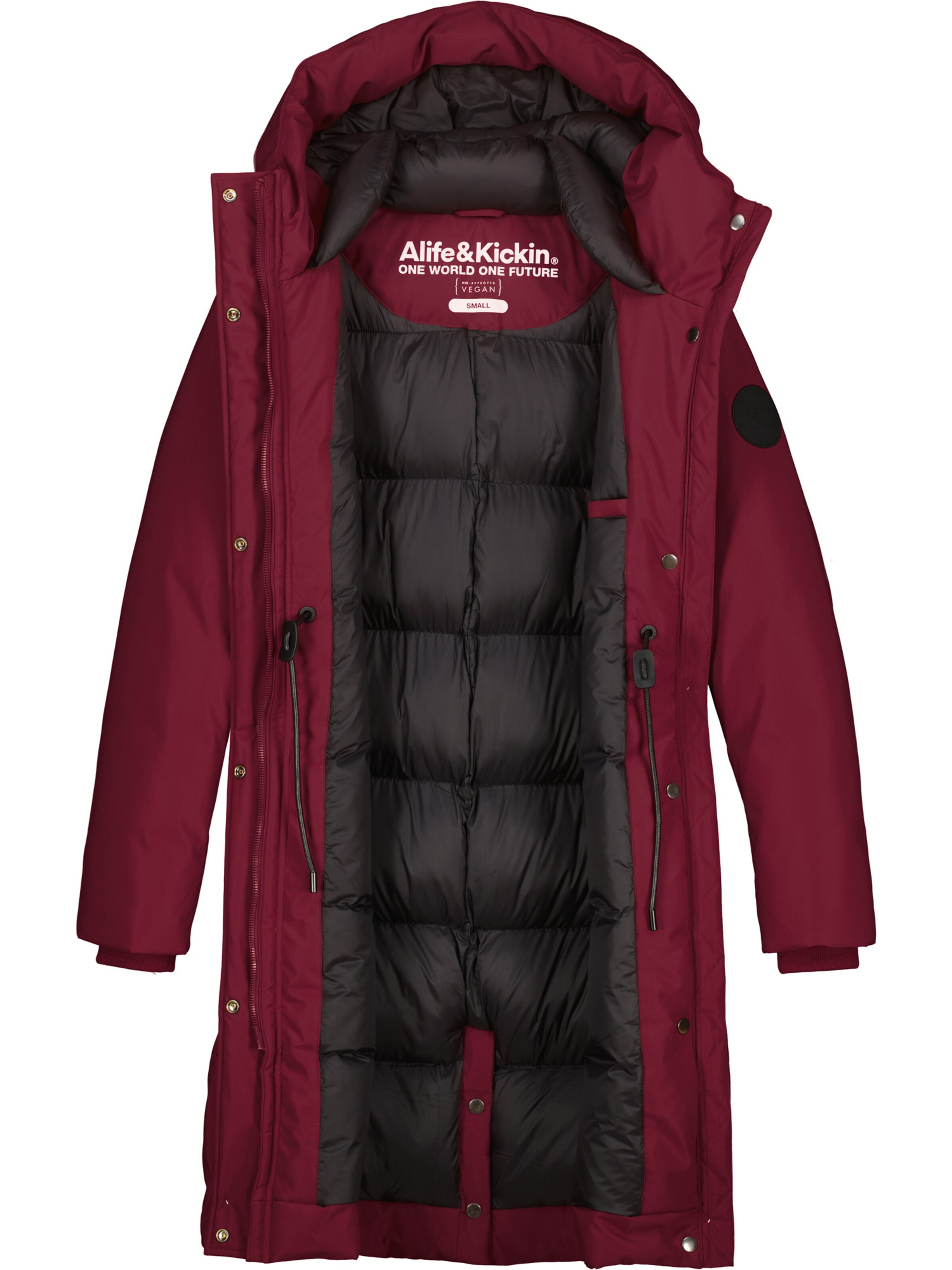 alife & kickin Winter jacket in Red