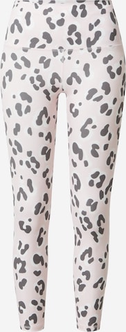 Juvia Skinny Legginsy w kolorze różowy: przód