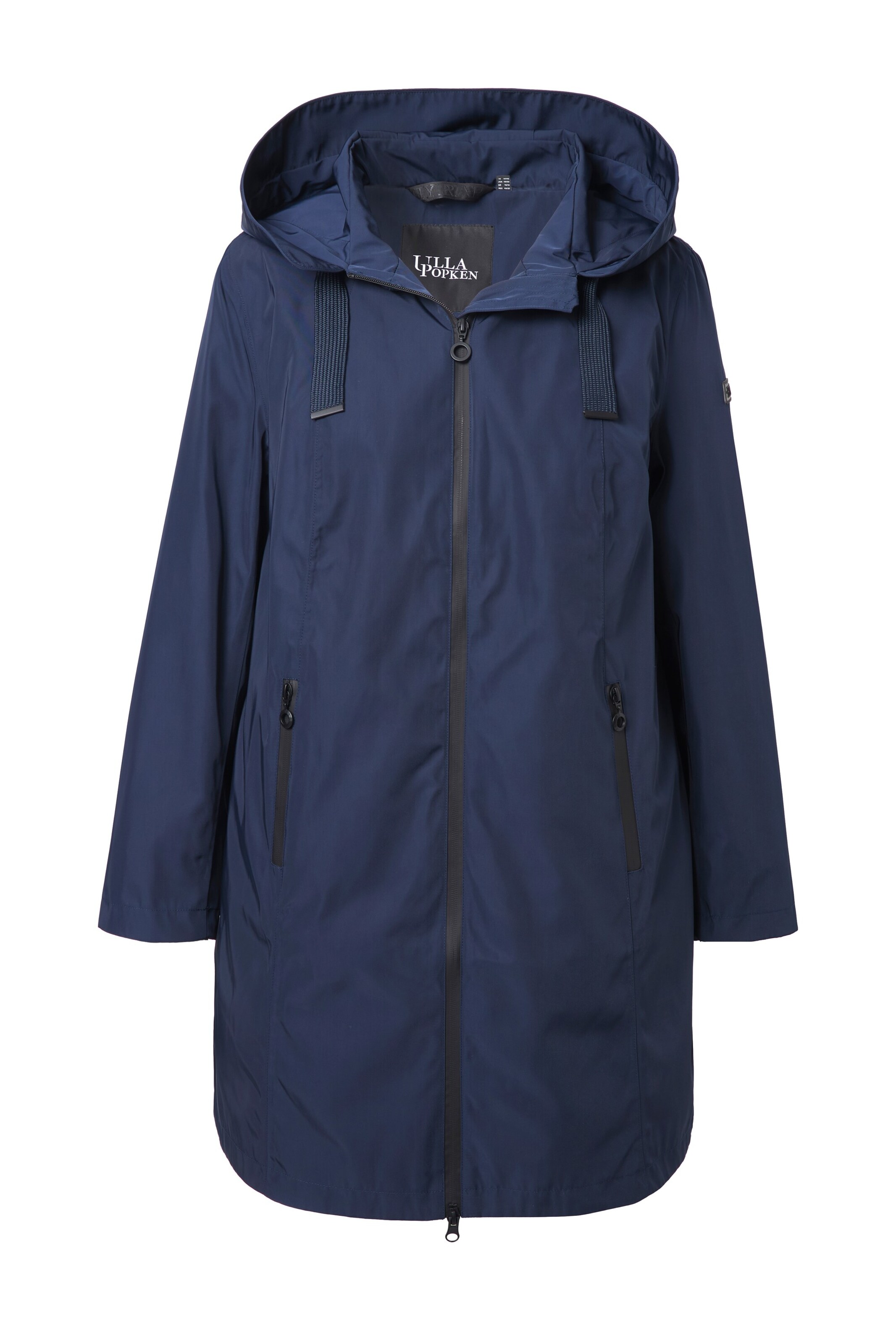 Ulla Popken Functionele jas in Blauw: voorkant