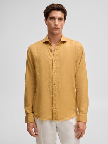 STRELLSON Regular fit Button Up Shirt 'Ceasar' in Yellow: front