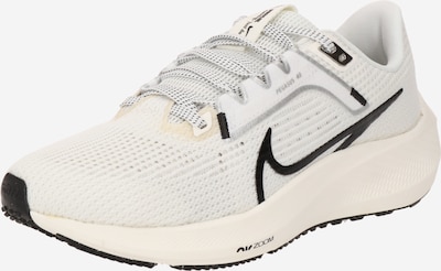 NIKE Running shoe 'Air Zoom Pegasus 40' in Cream / Black, Item view