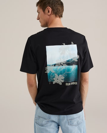 WE Fashion Футболка в Черный: спереди