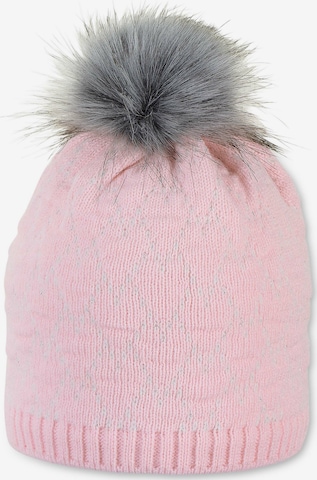 STERNTALER Beanie in Pink: front