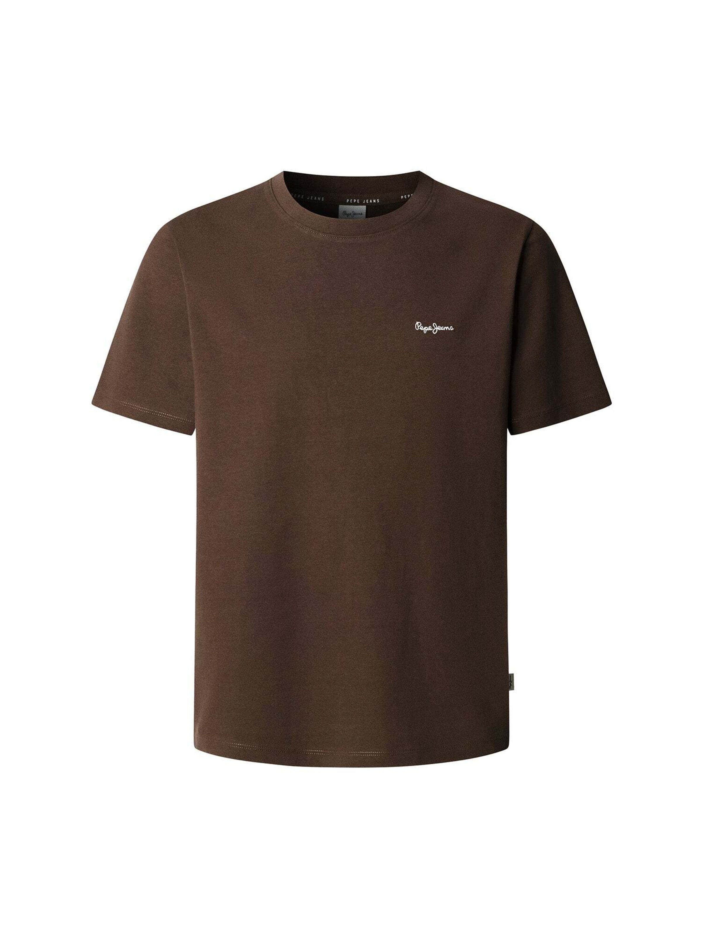 Pepe Jeans Shirt 'Contrast Connor' in Brown: front