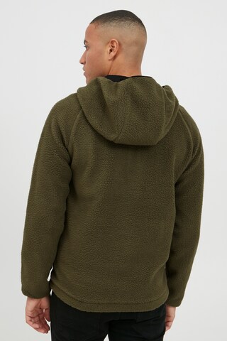 INDICODE JEANS Fleece jas 'Trent' in Groen