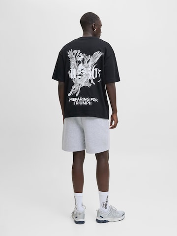 JACK & JONES - regular Pantalón 'JPSTGORDON FUSION' en gris