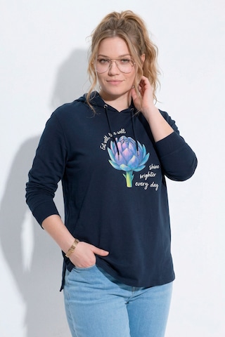 Ulla Popken Sweatshirt in Blue