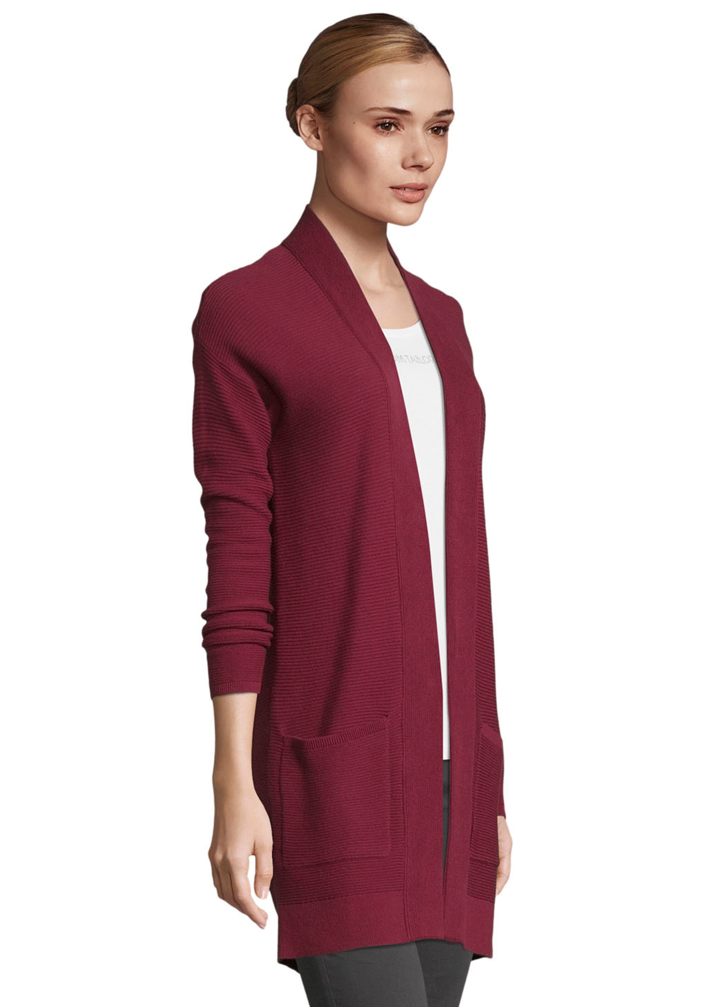 TOM TAILOR Strickjacke in Rot