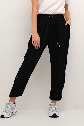 Loosefit Pantaloni 'Amber' di Kaffe in nero: frontale