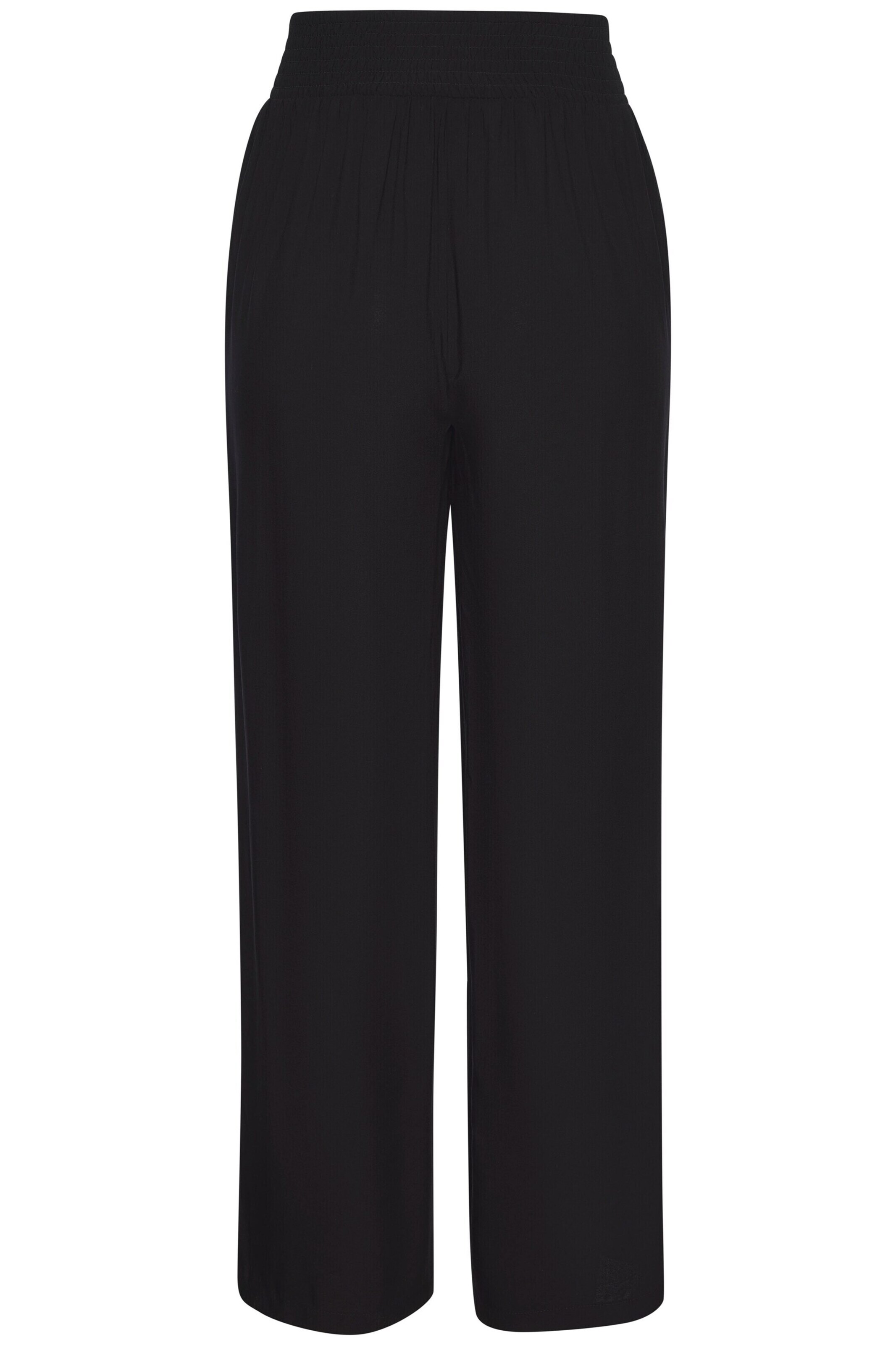 LASCANA Wide Leg Hose in Schwarz