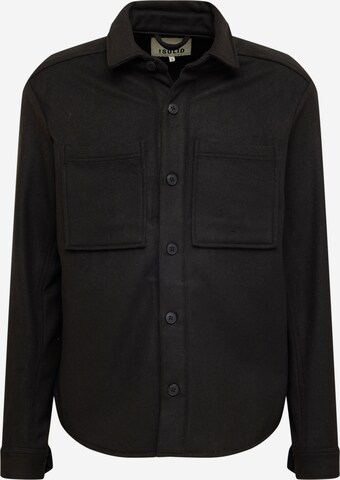 !Solid Regular fit Button Up Shirt 'Tam' in Black: front