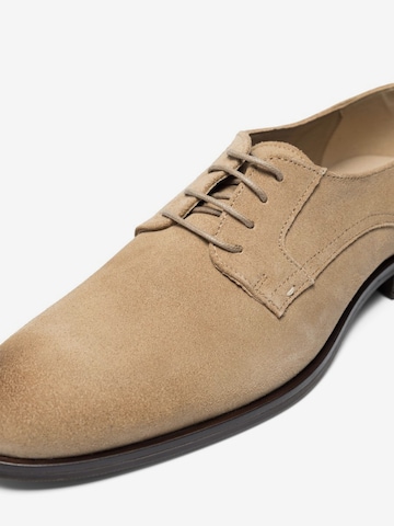 Bianco Lace-Up Shoes 'BYRON' in Brown