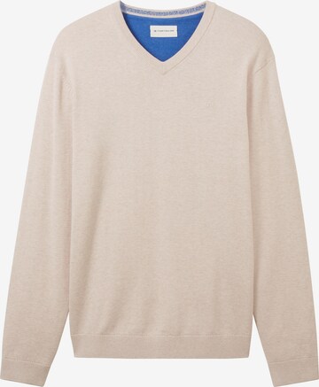 Pullover di TOM TAILOR in beige: frontale