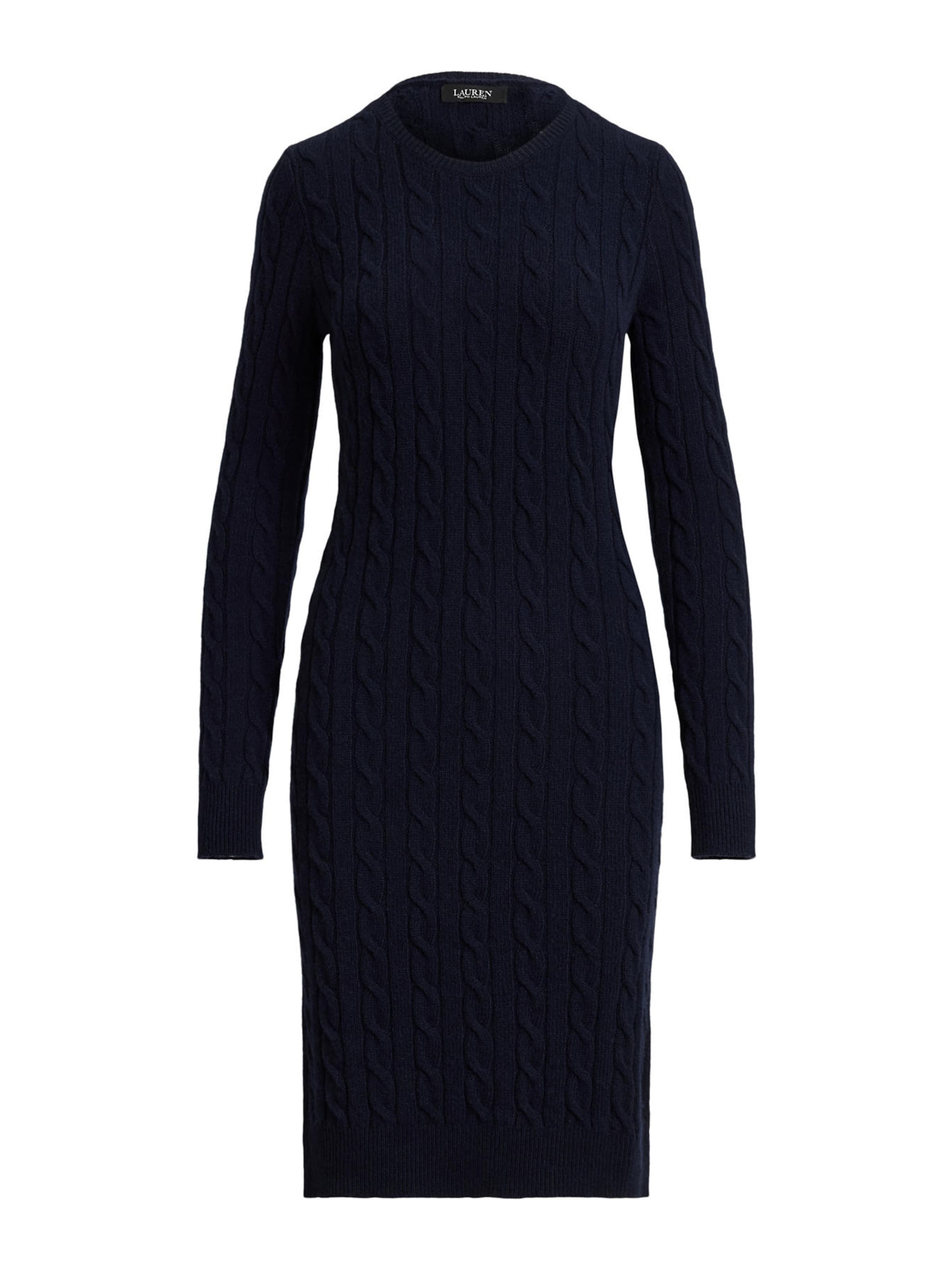 Lauren Ralph Lauren Úpletové šaty 'DRUYET' – modrá: přední strana