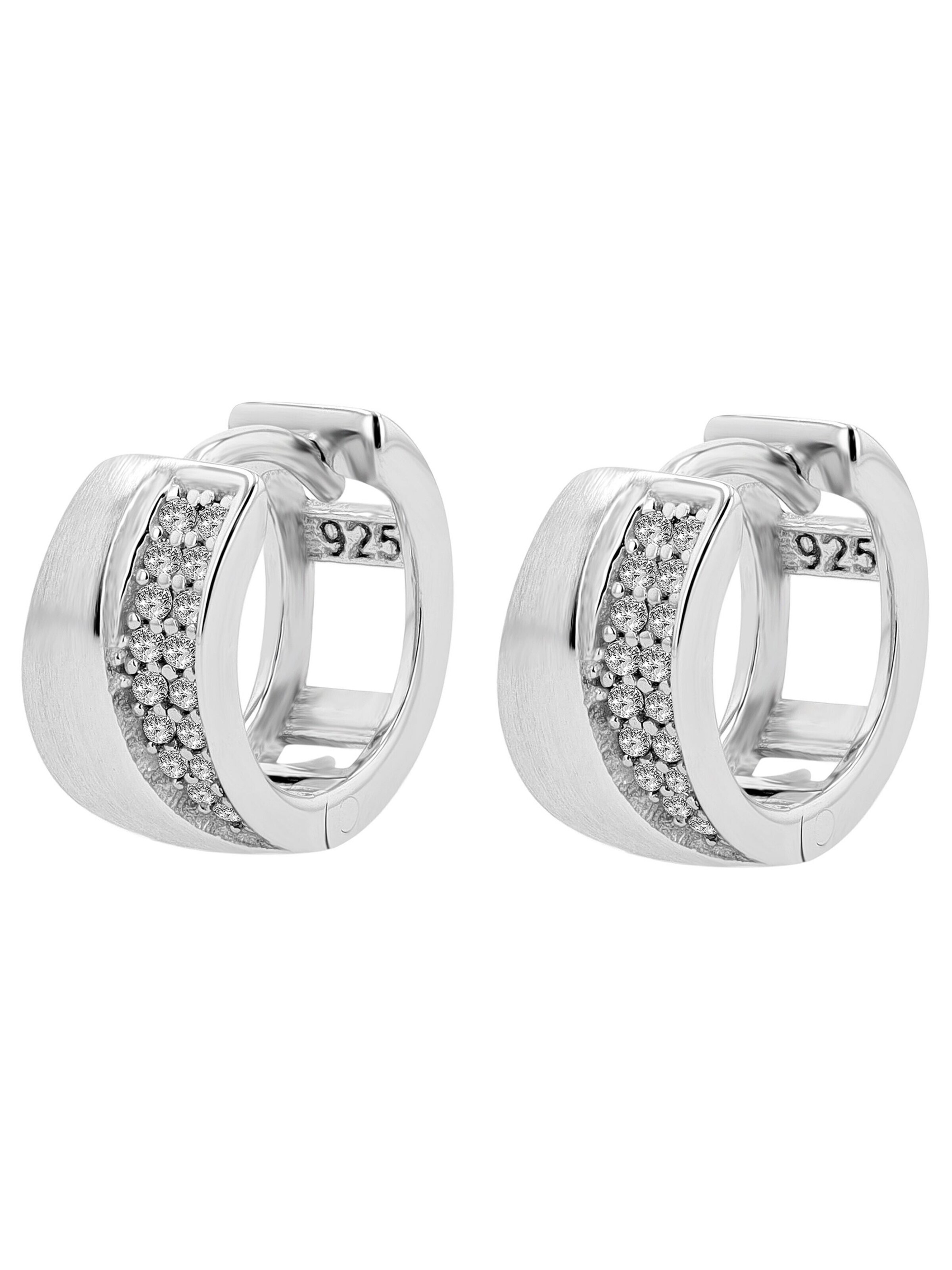Akzent Earrings 'Fjella, 925 Sterlingsilber, langlebig' in Silver