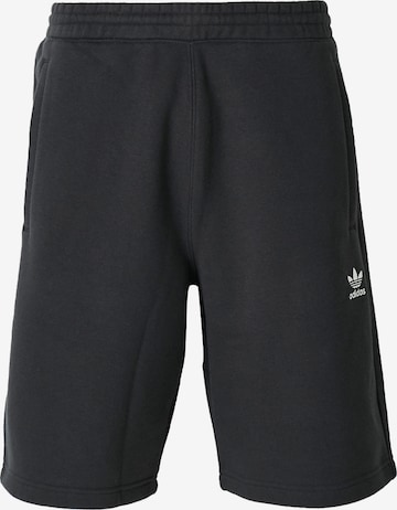 Loosefit Pantaloni 'Trefoil Essentials' di ADIDAS ORIGINALS in nero: frontale