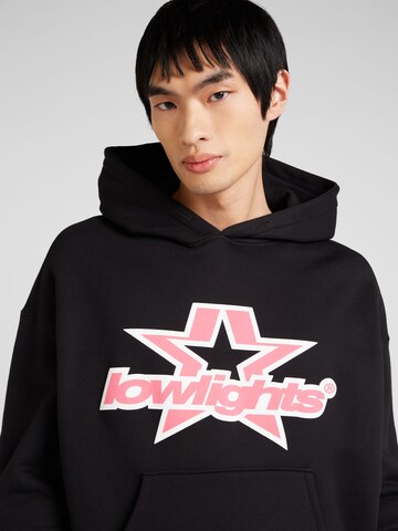 Low Lights StudiosSweater majica 'Superstar' - crna boja