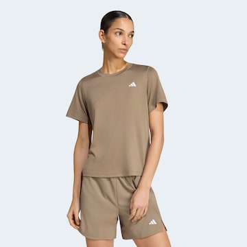 ADIDAS PERFORMANCE Funktionsshirt in Braun: Vorderseite