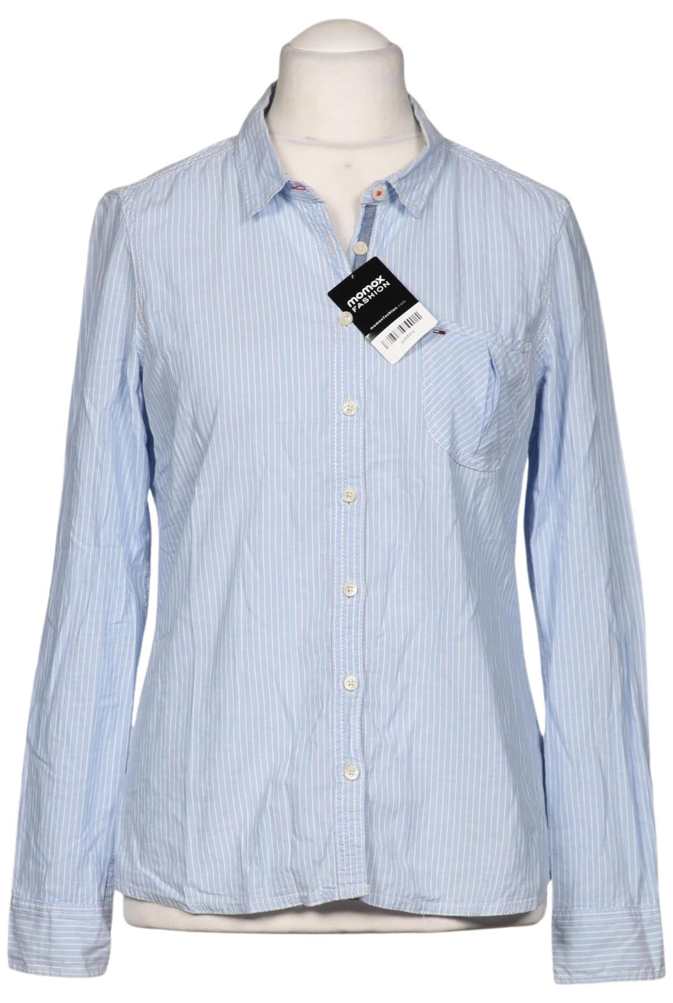 Tommy Jeans Bluse XL in Blau: Vorderseite