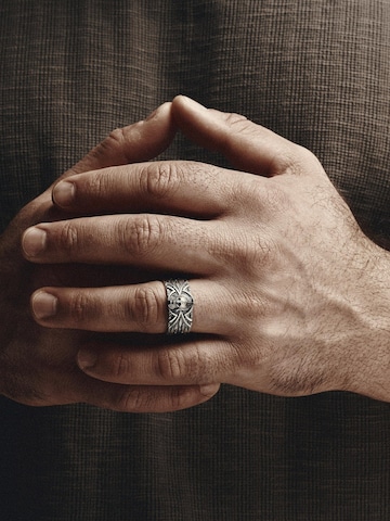 REYTEL - Anillo 'RUSTING' en plata
