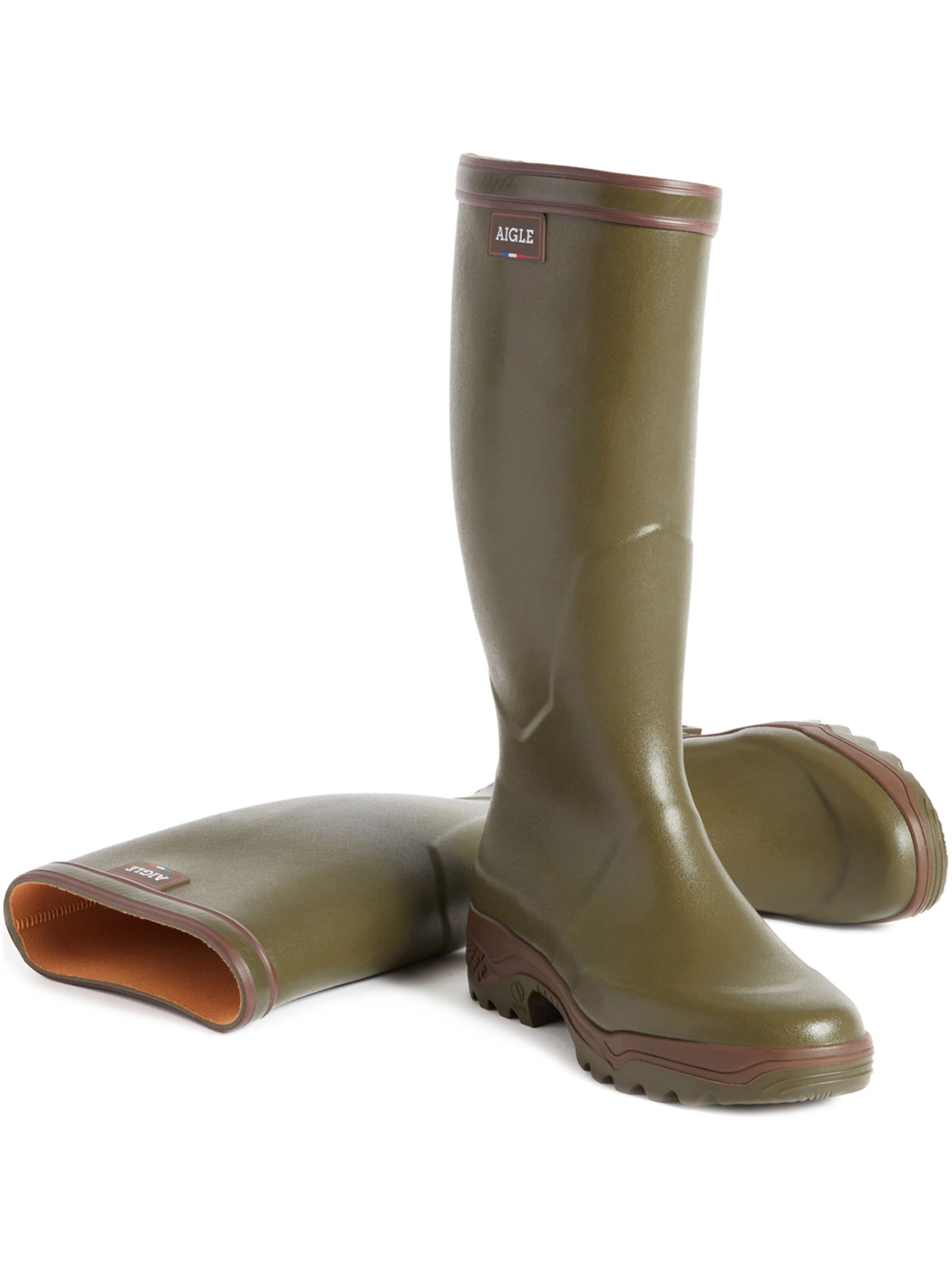 AIGLE Gummistiefel 'Gummistiefel Parcours 2 in khaki'‌‌‌‌‌ in Grün