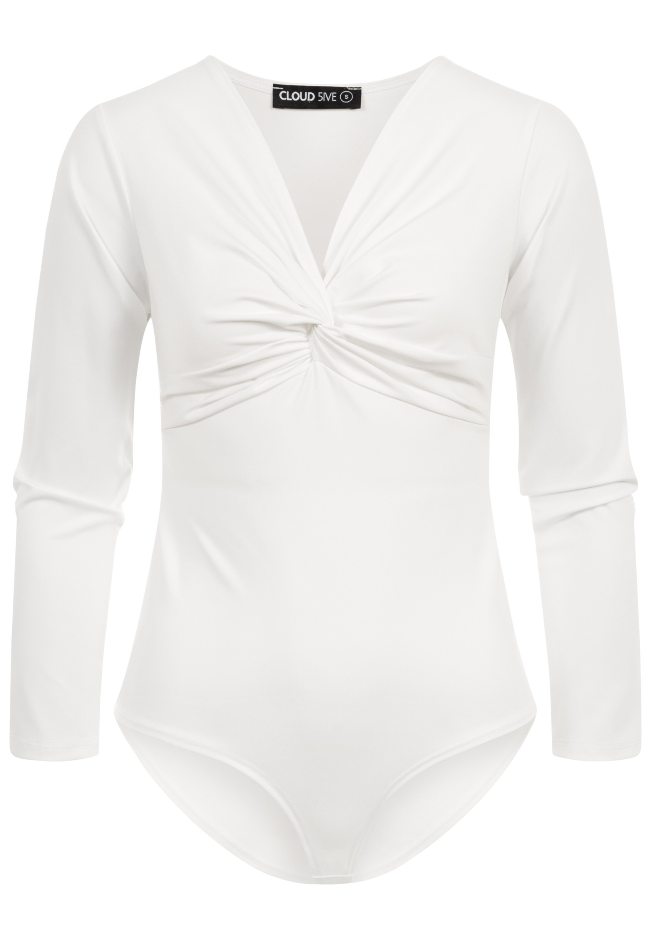 Cloud5ive Shirtbody in Weiß: Vorderseite