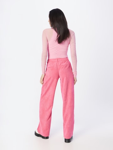 Noisy may Wide leg Trousers 'PINOLA' in Pink